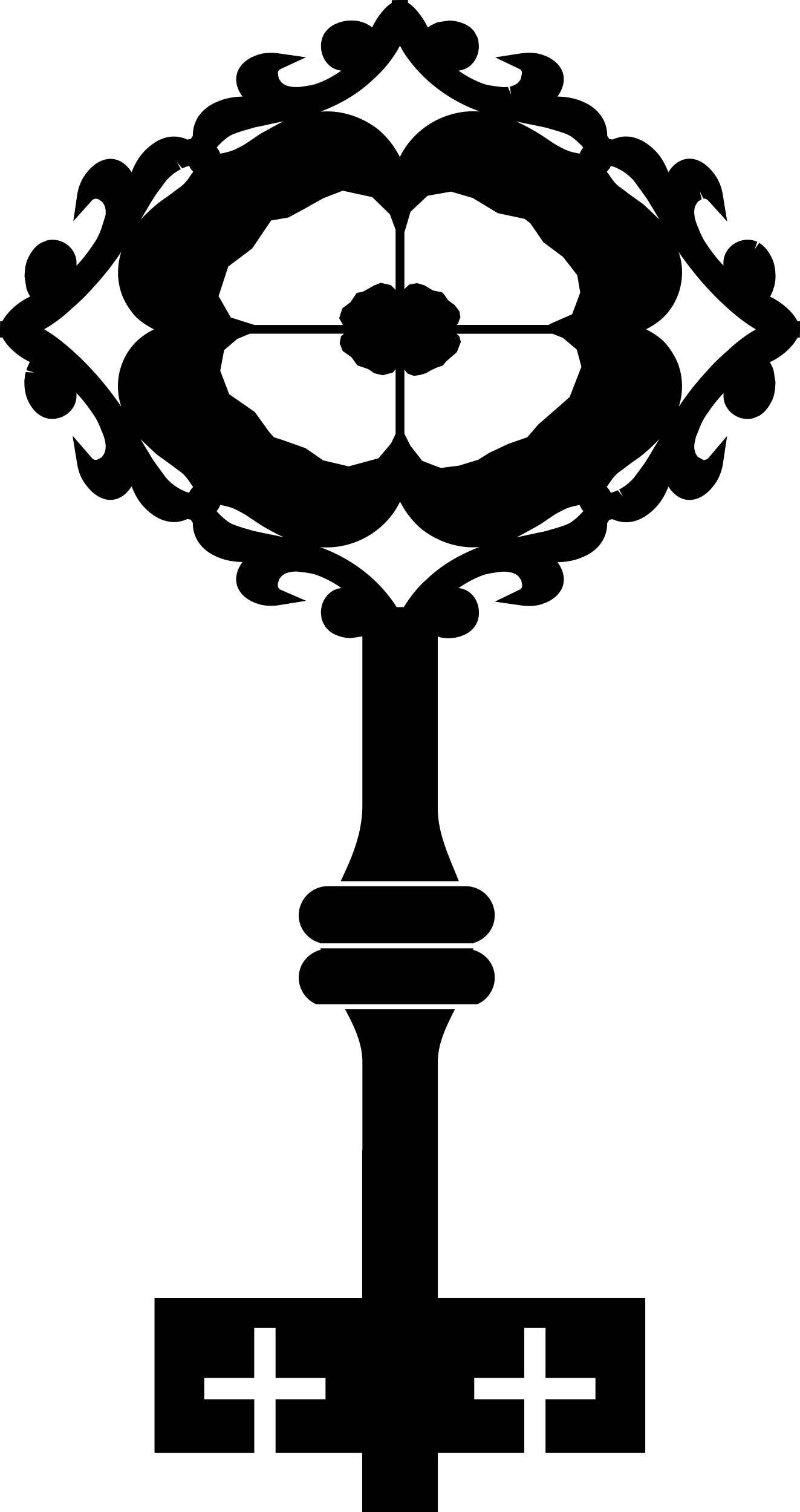 Old Key Design Like A Flower In A Rhombus Sketch Style Svg Vector Free Vectors